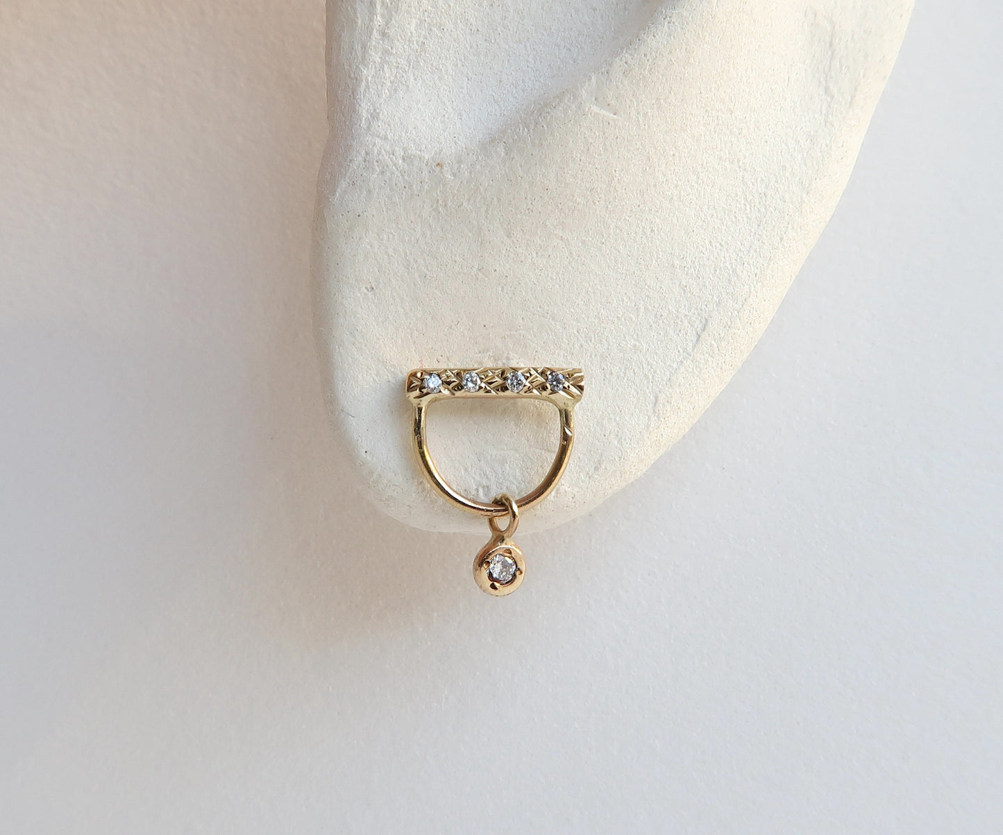 Diamond Bell Earrings