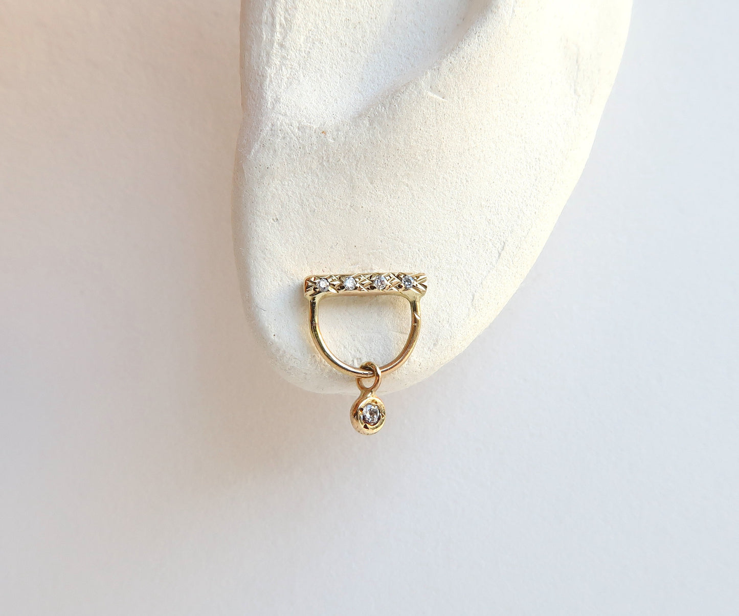Diamond Bell Earrings