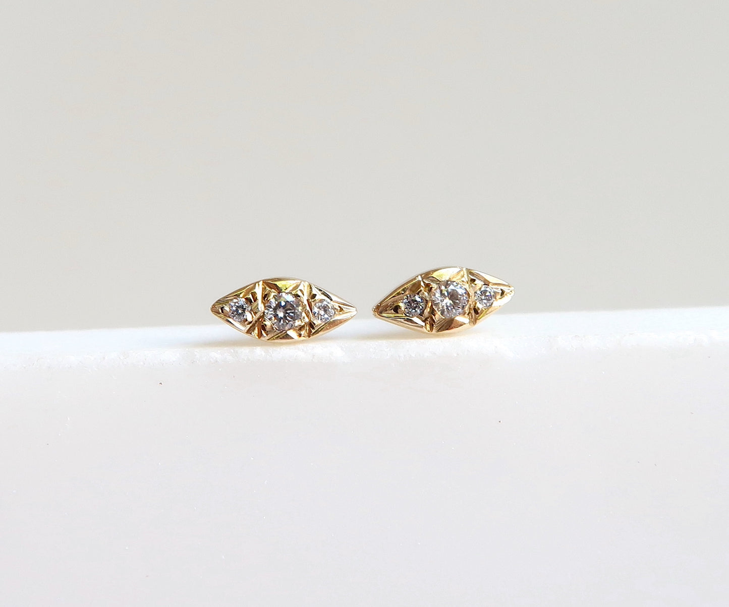 Diamond Kite Studs