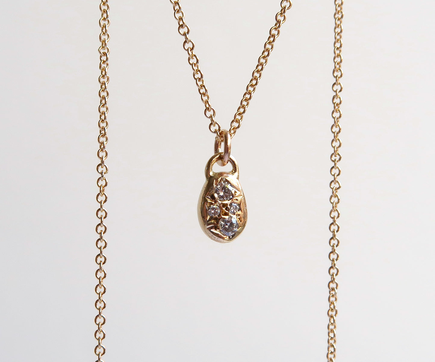 Diamond Droplet Pendant
