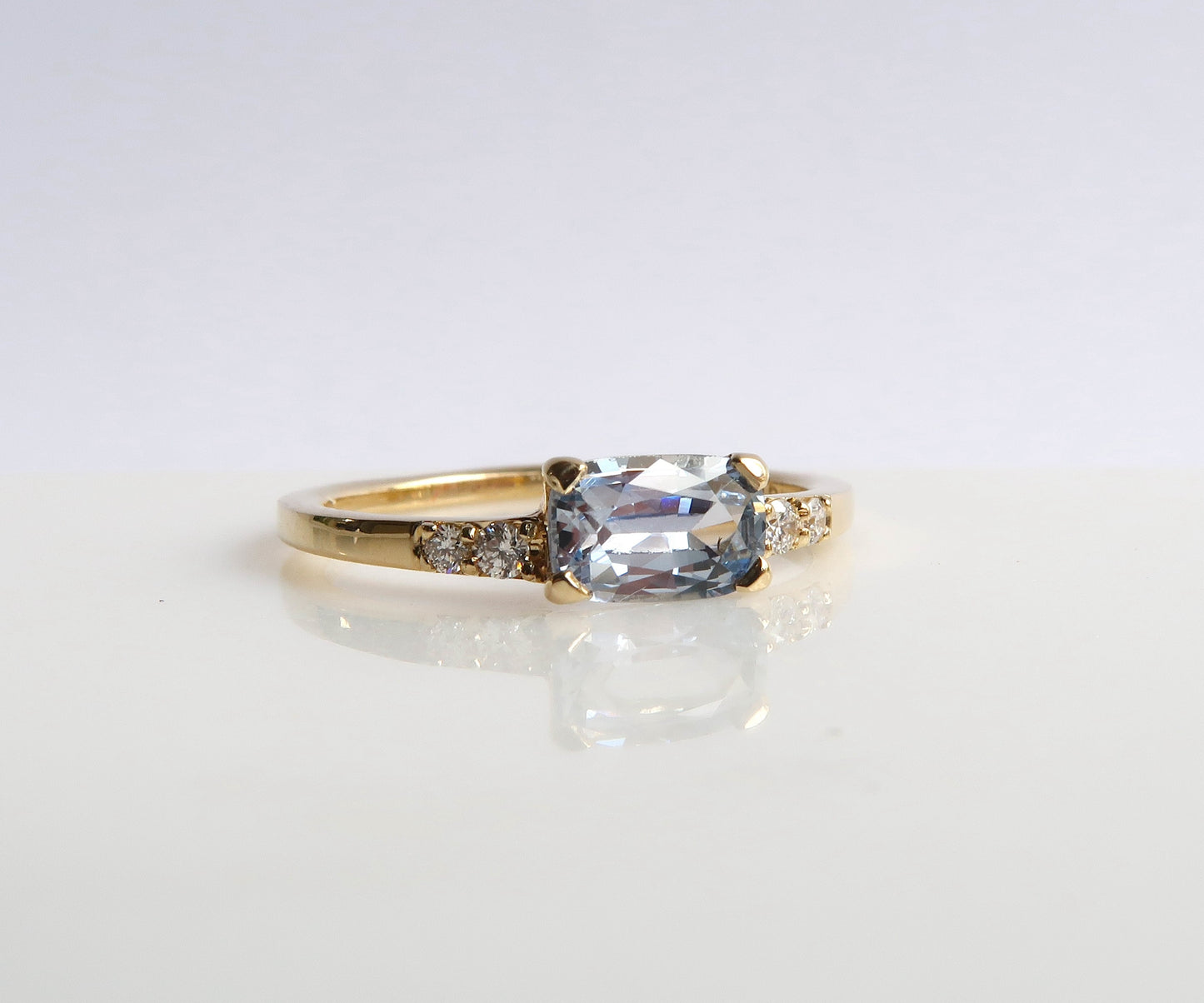Sapphire and Diamond Ring