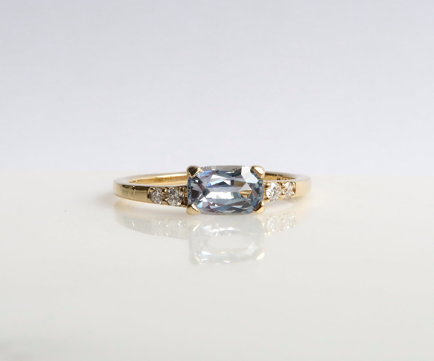 Sapphire and Diamond Ring