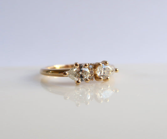 Pear Cut Diamond Ring
