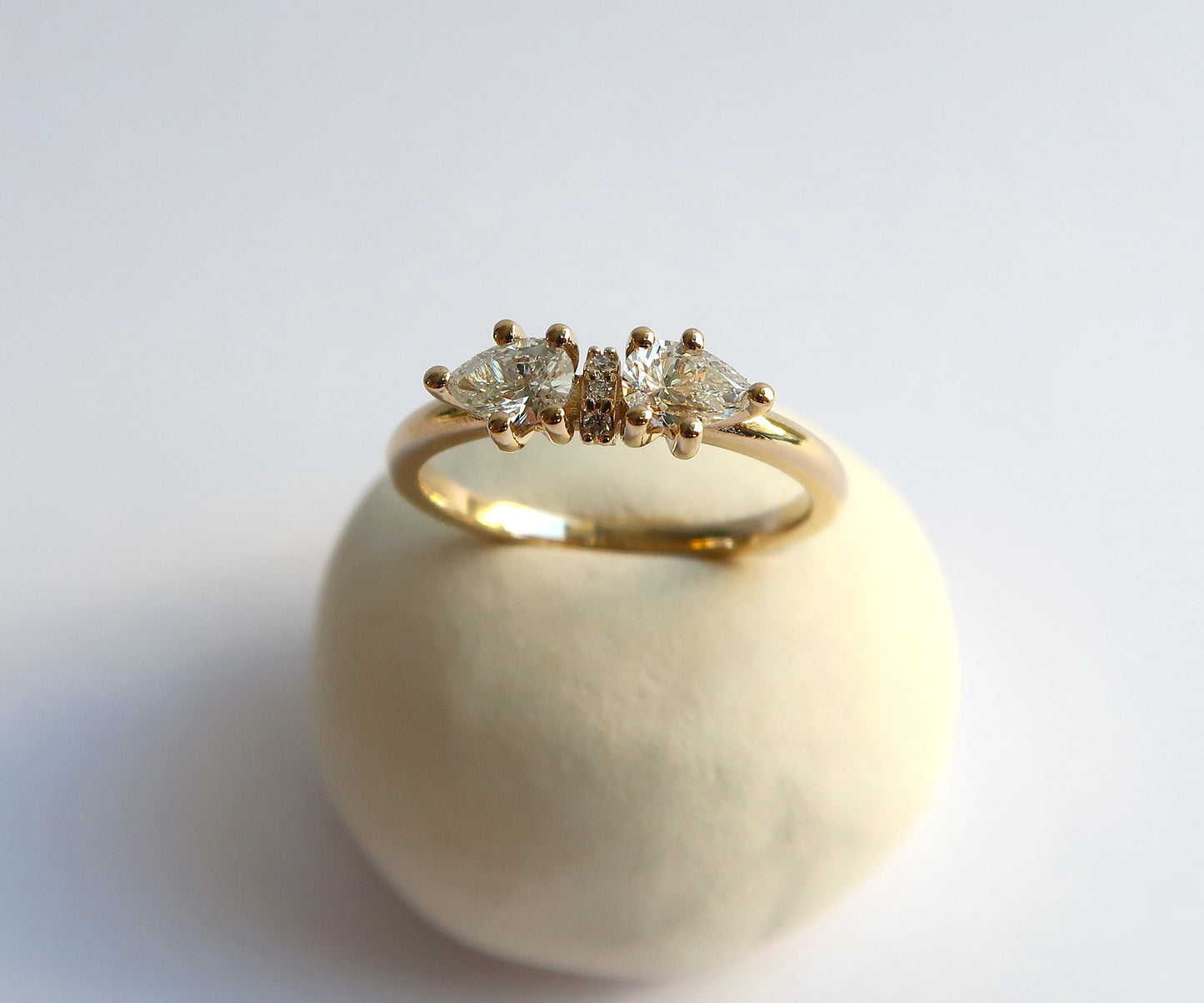 Pear Cut Diamond Ring