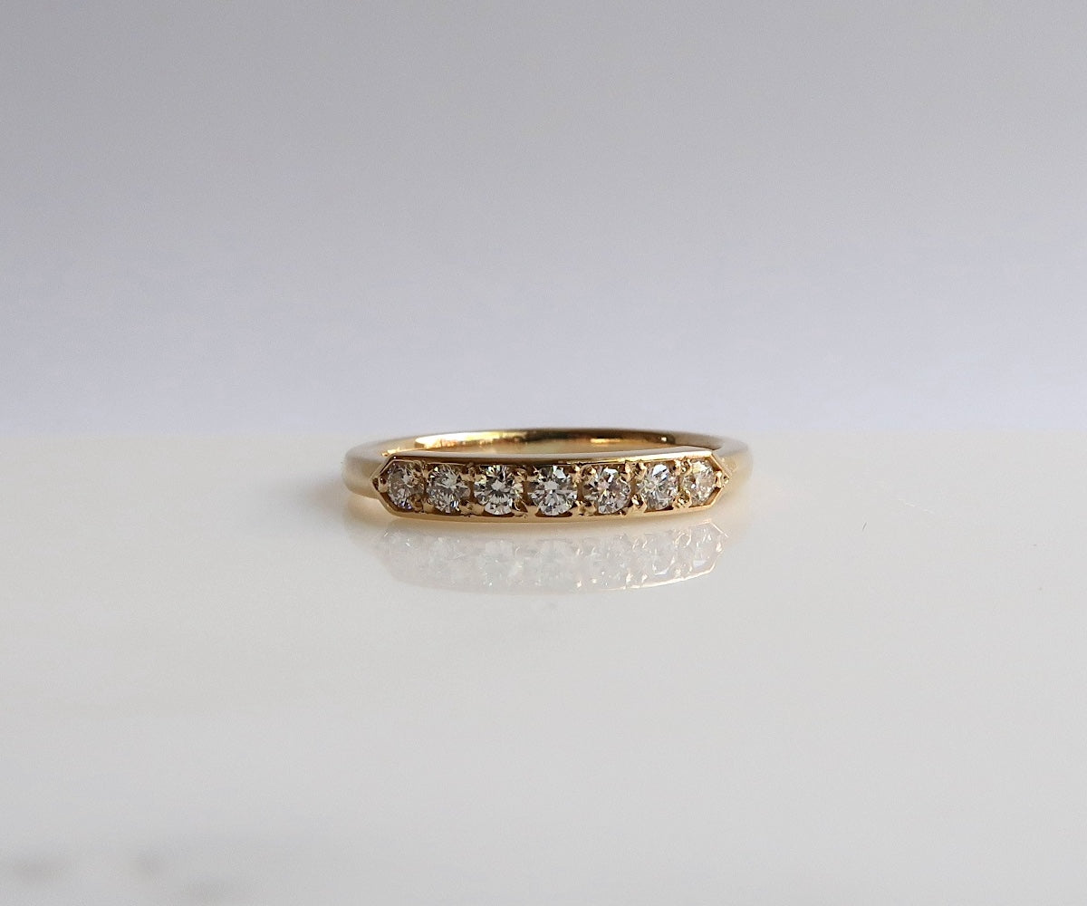 Diamond Band with Seven Stones