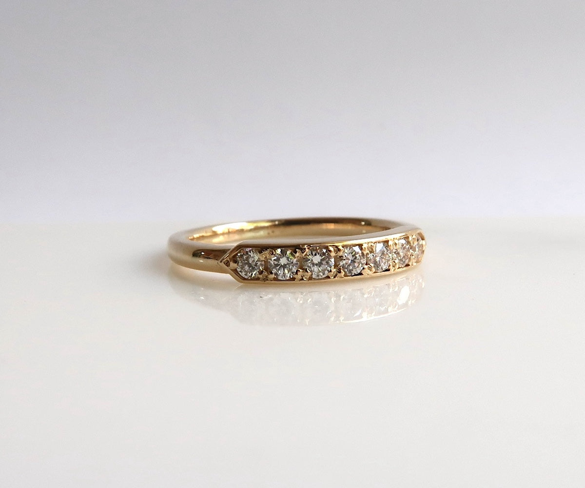 Diamond Band with Seven Stones