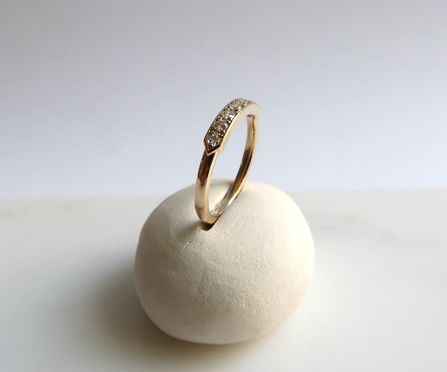 Diamond Band with Seven Stones