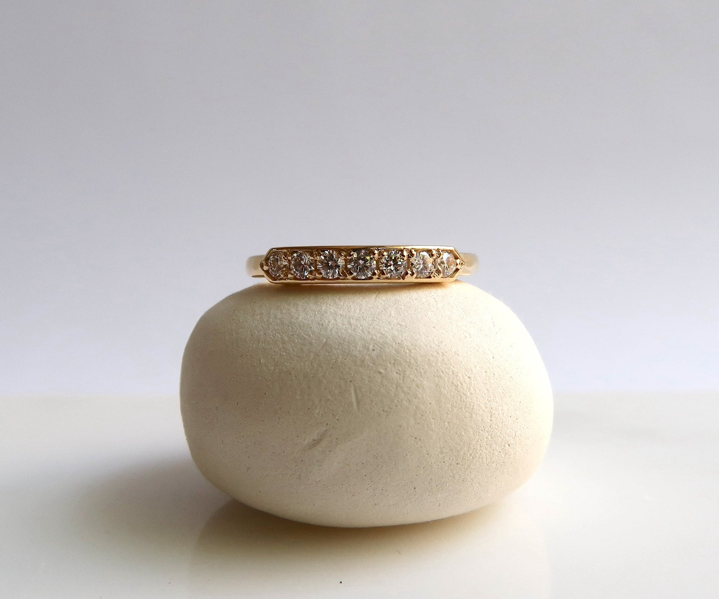 Diamond Band with Seven Stones