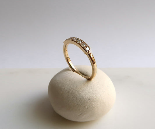 Diamond Band with Seven Stones