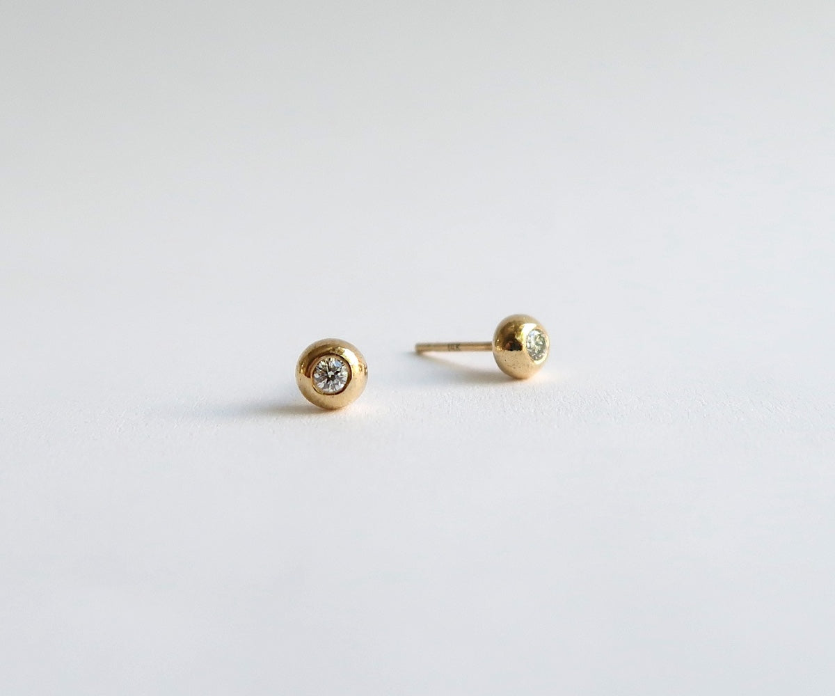 Diamond Bulb Studs