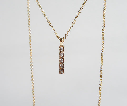Diamond Bar Pendant