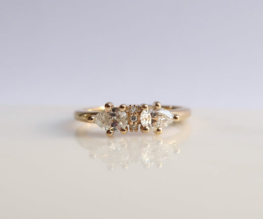 Pear Cut Diamond Ring