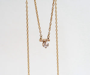 Diamond Bar Necklace