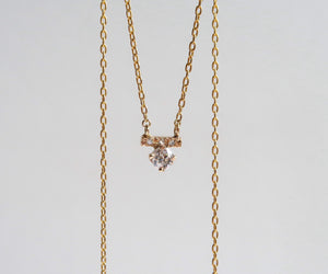 Diamond Bar Necklace