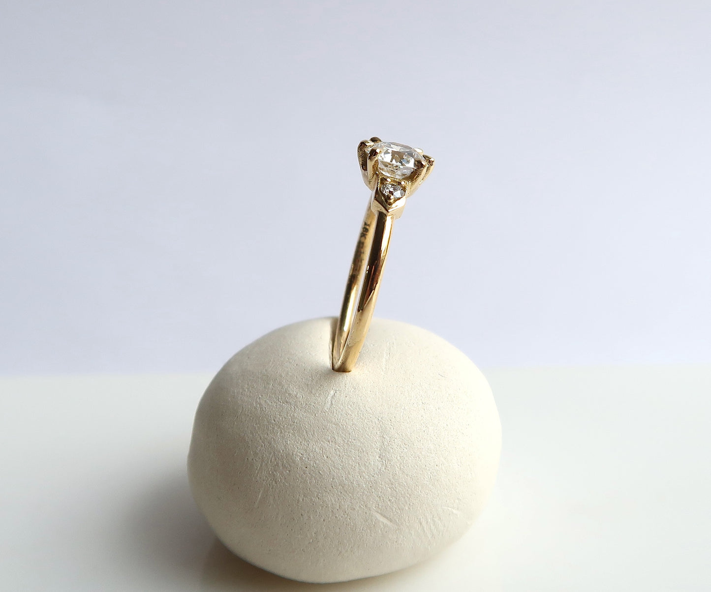 Six Prong Old European Cut Diamond Ring