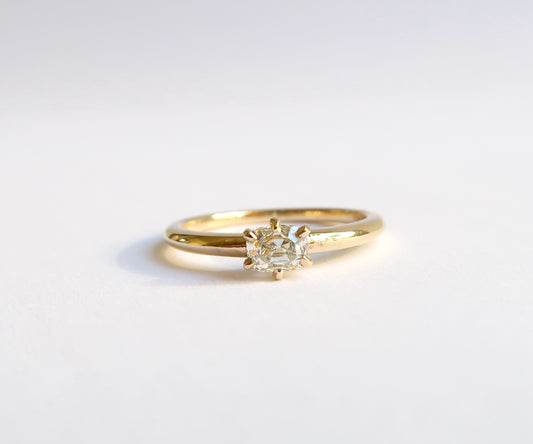 Nishi sol diamond and gold ring