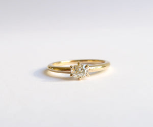 Nishi sol diamond and gold ring