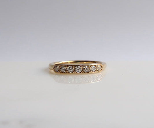 Diamond Band with Seven Stones
