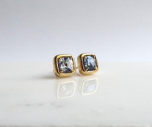nishi sapphire stud earrings