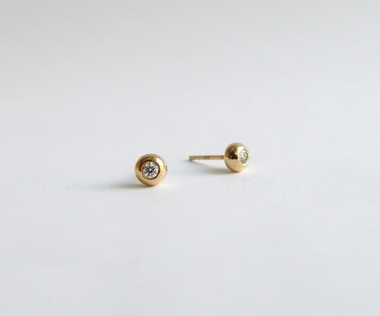 Diamond Bulb Studs
