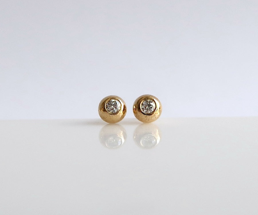 Diamond Bulb Studs