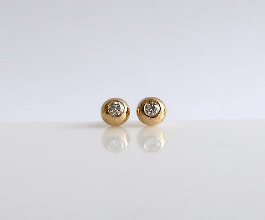 Diamond Bulb Studs