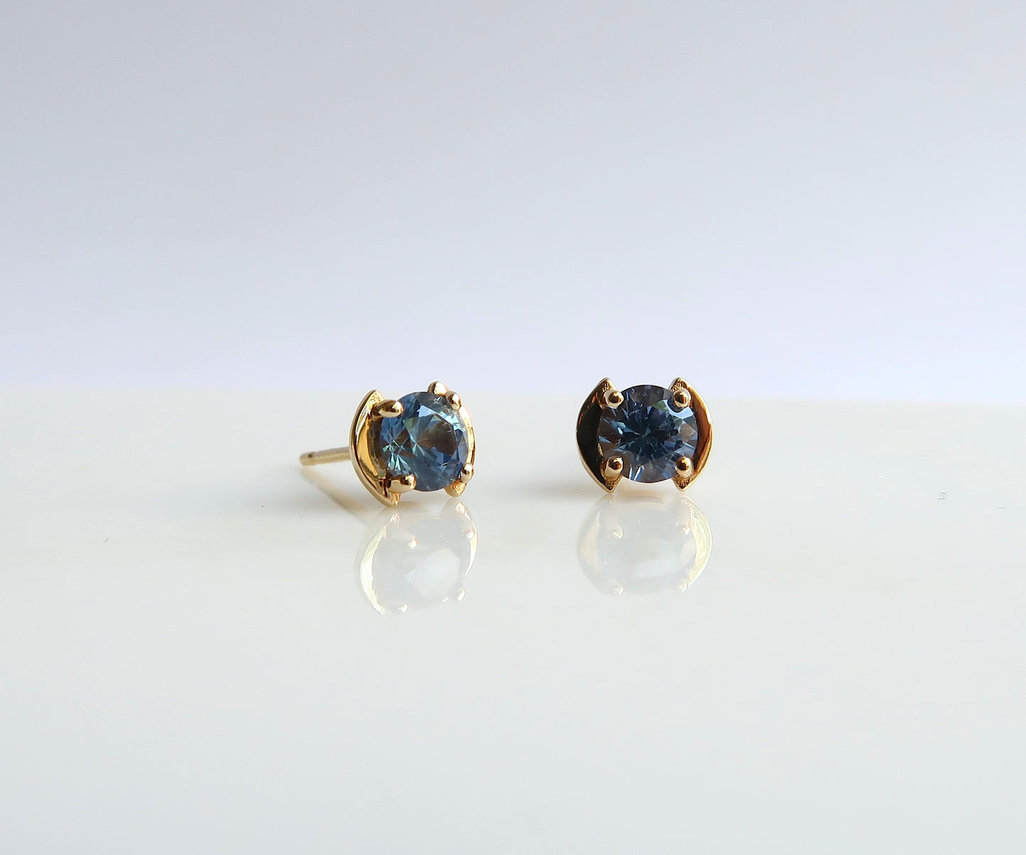 Luna Sapphire Studs