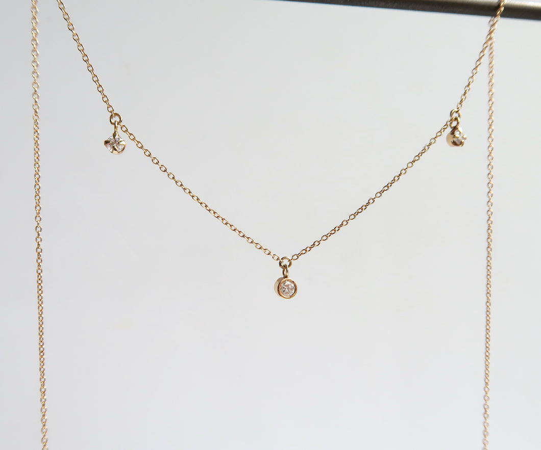Nishi Diamond Layer Necklace