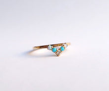 Load image into Gallery viewer, Nishi Opal Diamond Turquoise Ring