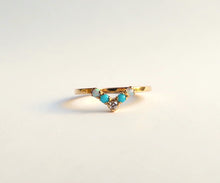 Load image into Gallery viewer, Nishi Opal Diamond Turquoise Ring