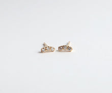 Load image into Gallery viewer, Nishi Diamond Arc Studs