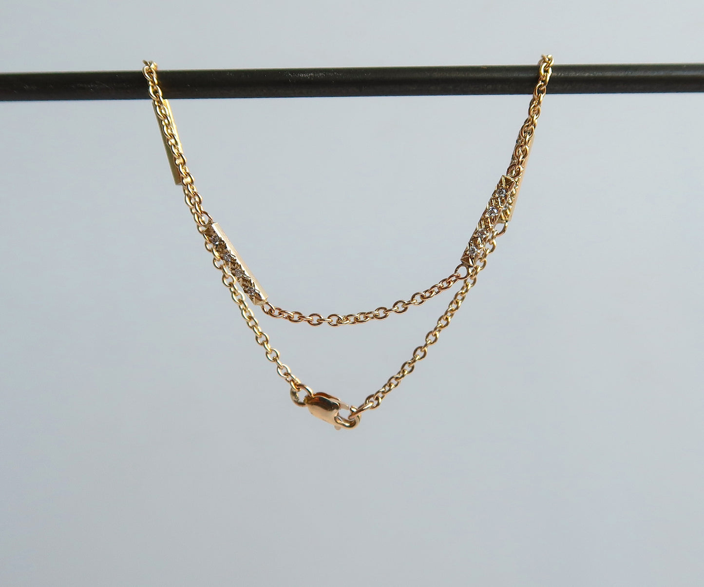 Nishi Diamond Bar Bracelet