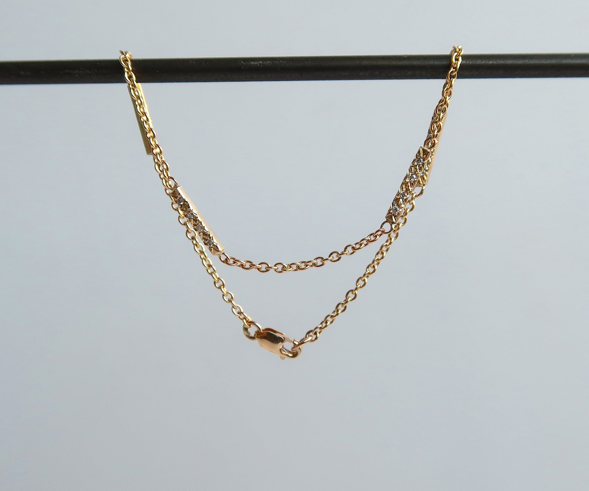 Nishi Diamond Bar Bracelet