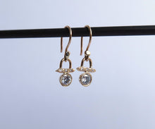 Load image into Gallery viewer, Nishi Bezel Set Diamond Earrings