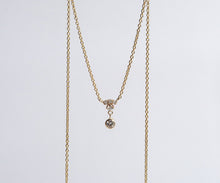 Load image into Gallery viewer, Nishi Diamond Yellow Gold Bell Necklace