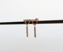 Load image into Gallery viewer, Nishi Gold Diamond Star Set Earrings