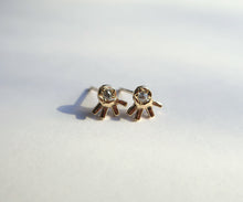Load image into Gallery viewer, Nishi Diamond Helios Sun Studs