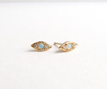 Load image into Gallery viewer, Nishi Kite Opal and Diamond Studs