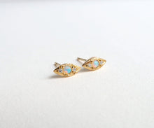 Load image into Gallery viewer, Nishi Kite Opal and Diamond Studs