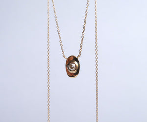 Nishi Diamond Gold Necklace