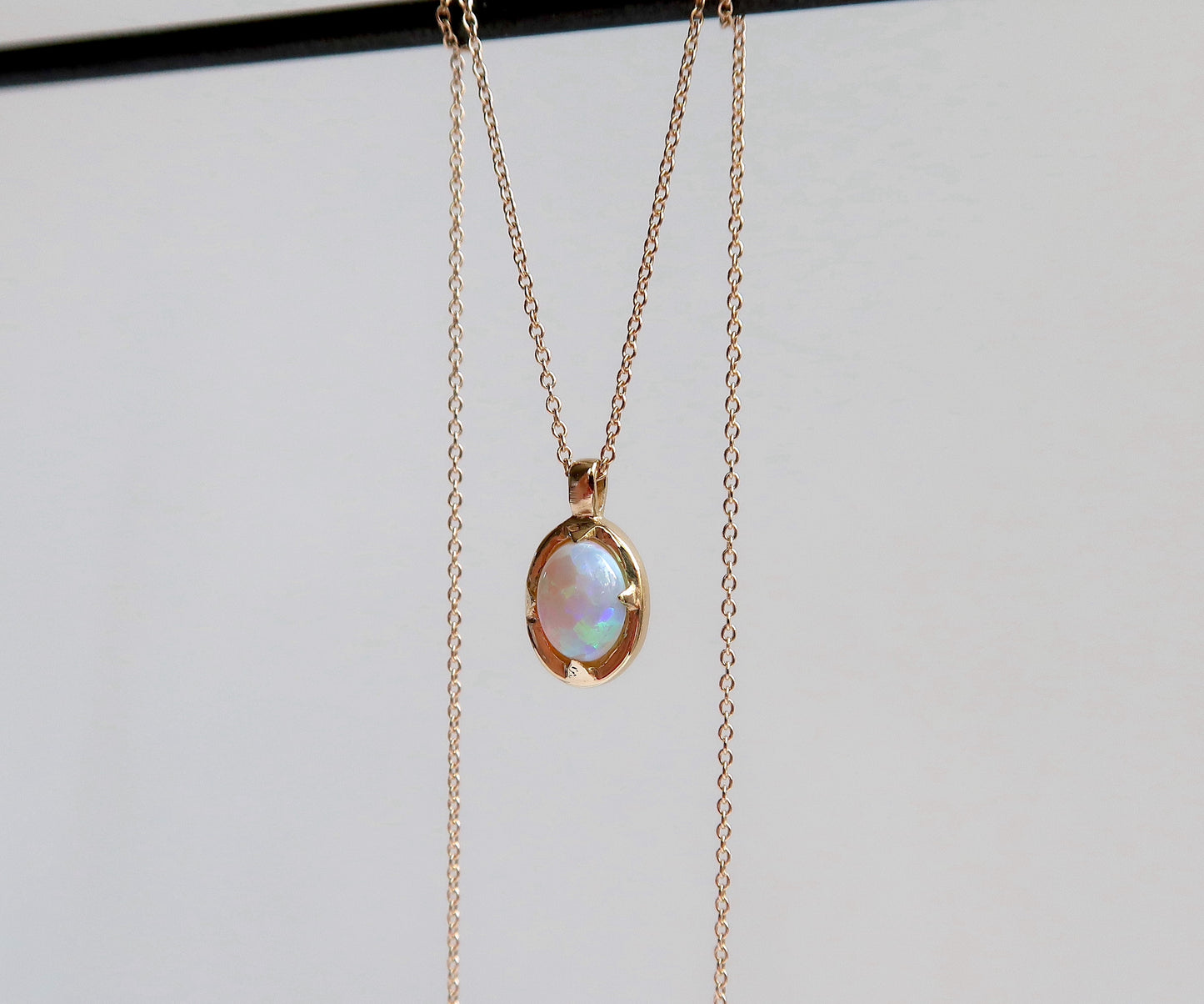 Opal Cabochon Necklace
