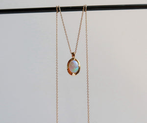 Opal Cabochon Necklace
