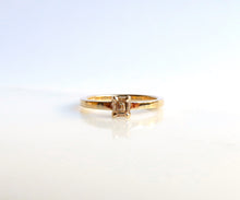 Load image into Gallery viewer, Square Cut Diamond Solitaire Ring
