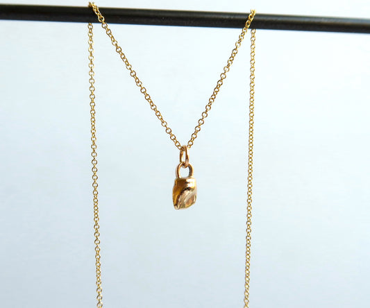 Custom baby teeth necklace