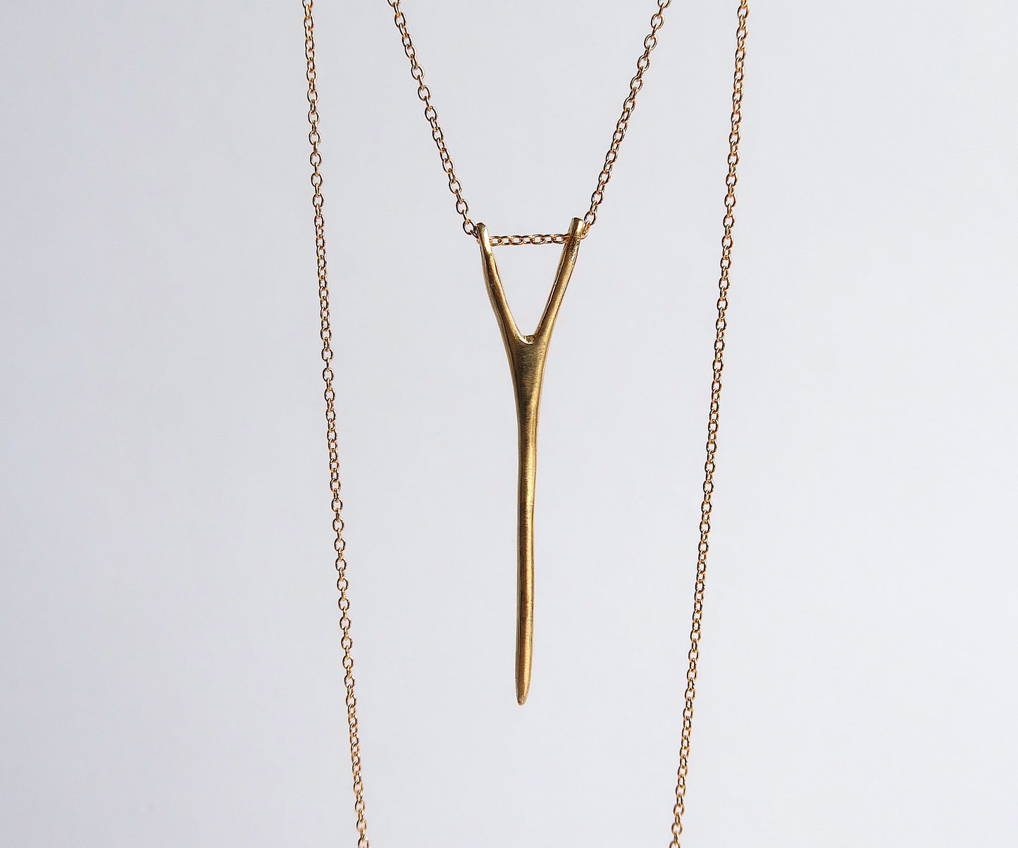 Nishi Y Necklace Yellow Gold