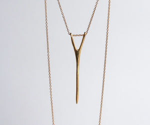 Nishi Y Necklace Yellow Gold