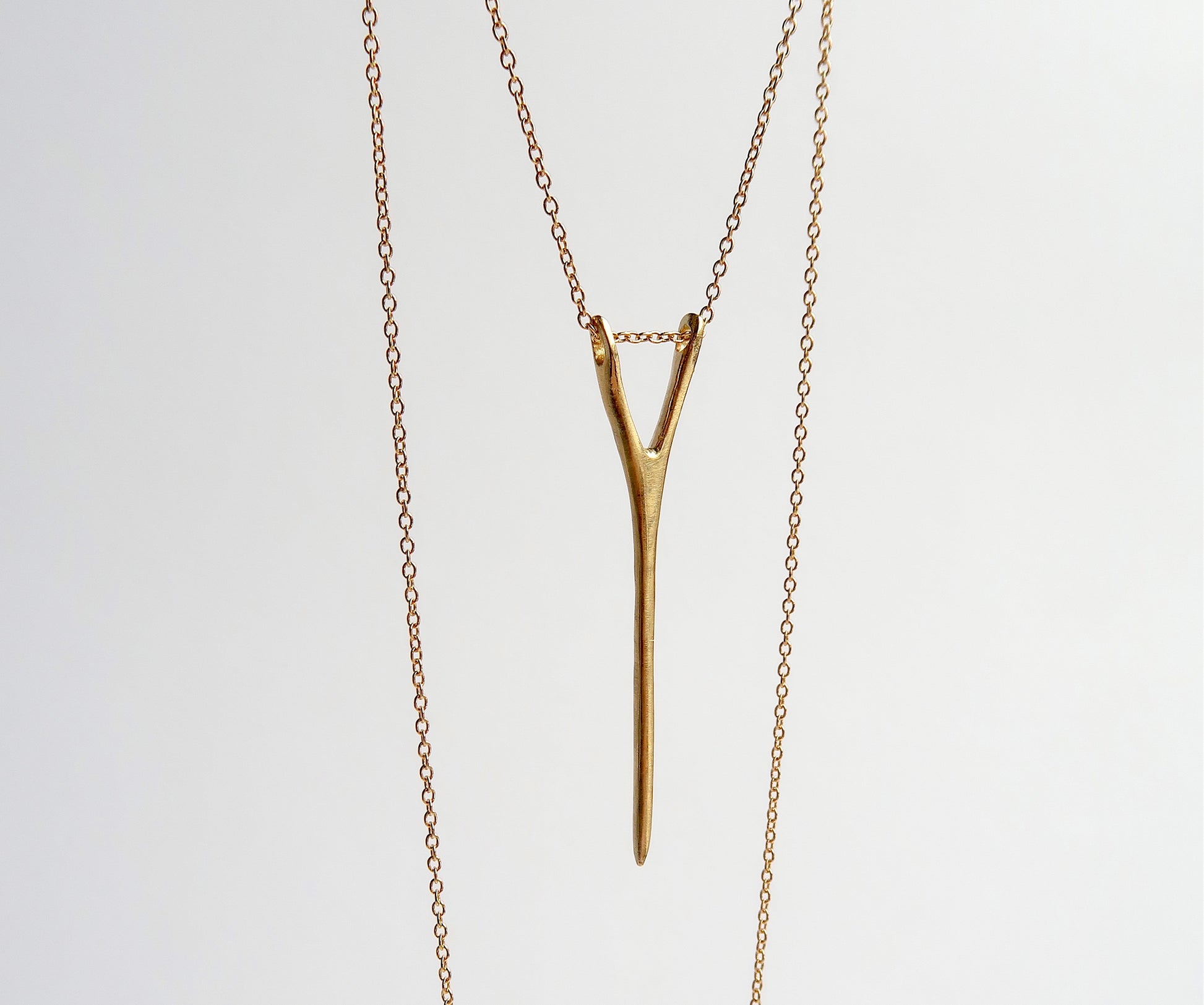 Nishi Y Necklace Yellow Gold