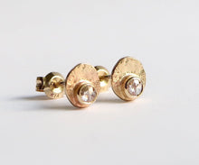 Load image into Gallery viewer, Nishi Rose Cut Diamond Yellow Gold Studs