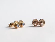 Load image into Gallery viewer, Nishi Rose Cut Diamond Yellow Gold Studs
